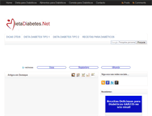 Tablet Screenshot of dietadiabetes.net